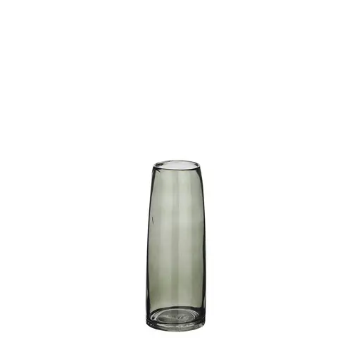 Pour profiter du jardin:Soliflore en verre vert Xandra - Ø 7 x H 23,5 cm
