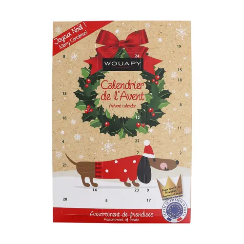 Loisirs jardin:Calendrier de l’avent pour chiens Wouapy