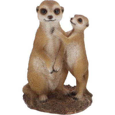 Suricates en résine 23 cm
