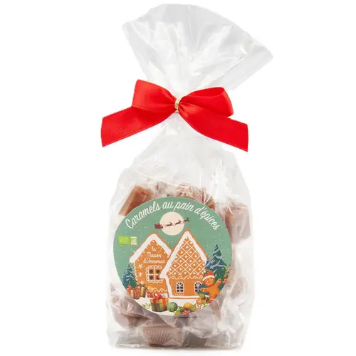Jardin fonctionnel：Caramels au pain d'épices de Noël bio Maison Armorine - sachet de 150 g