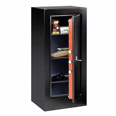 Armoire pour armes de poing à serrure à clé Technomax HS/20 – 3 étagères, 75 L, l.35 x H.40 x P.30 cm