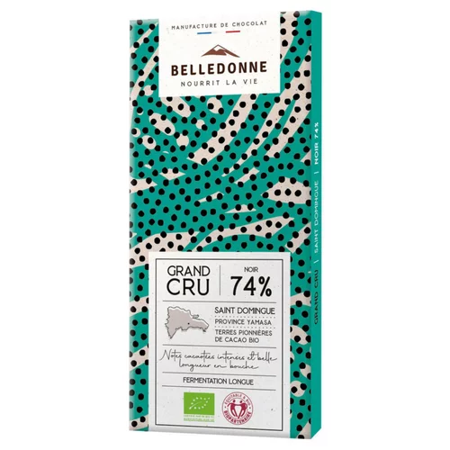 Pour vos besoins extérieurs:Chocolat noir 74% 100 g St Domingue