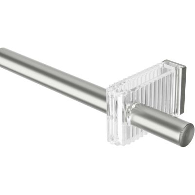 Tringle à rideaux extensible en acier Flute