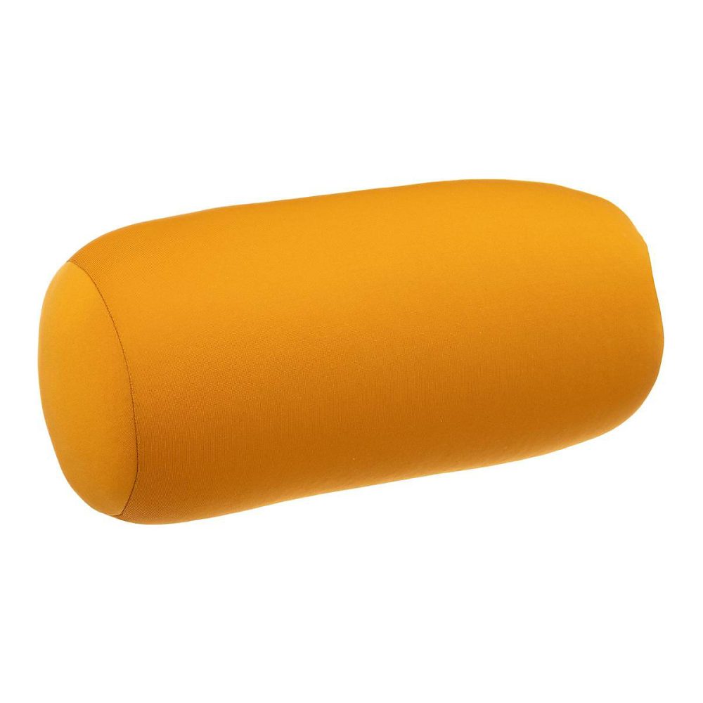 Coussin tube à microbilles – Jaune | Atmosphera