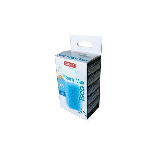 Accessoire jardin：Cartouche de filtration pour aquarium Iseao Foam Max Zolux coloris bleu