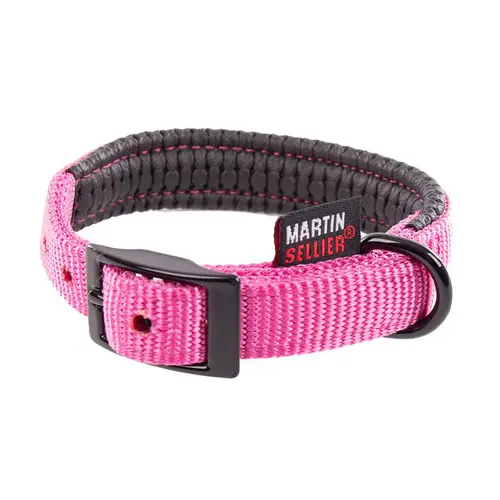 Espace vert sélection:Collier droit Confort pour chien coloris rose - 2,5x65 cm