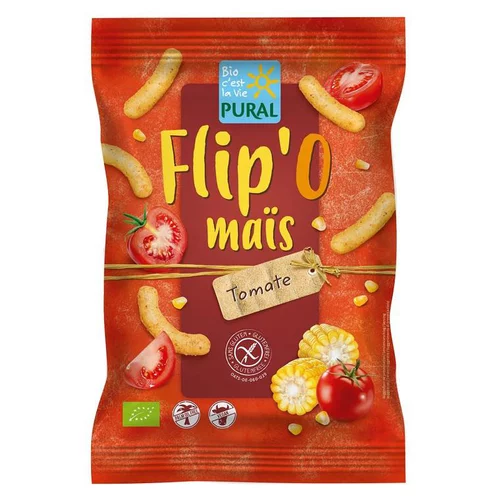 Pour embellir le jardin:Flip’O maïs tomates bio sans gluten Pural - 100 g