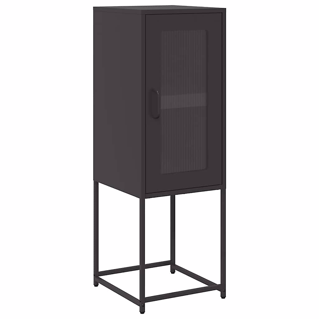 Buffet noir 36 × 39 × 107 cm acier laminé à froid vidaXL