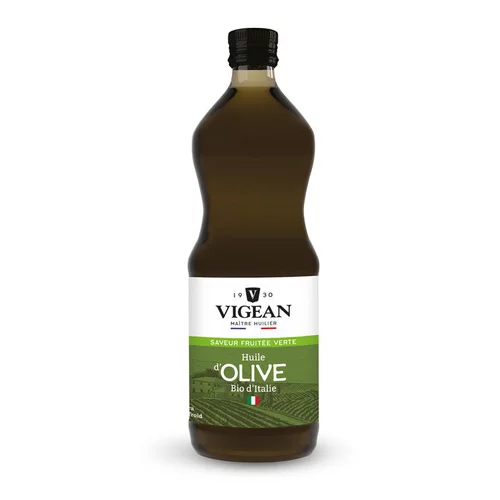Utile jardin：Huile d’olive bio d’Italie en bouteille de 1 L