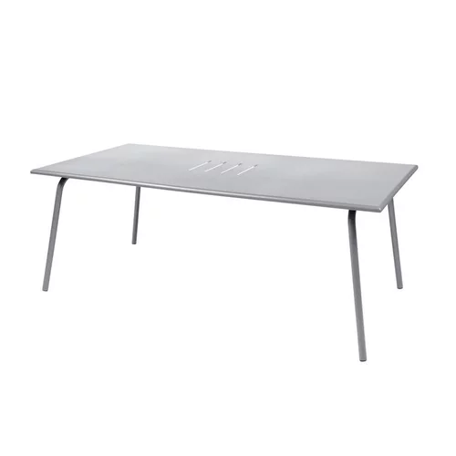 Qualité jardin:Table de jardin coloris blanc coton Monceau Fermob - 194 cm