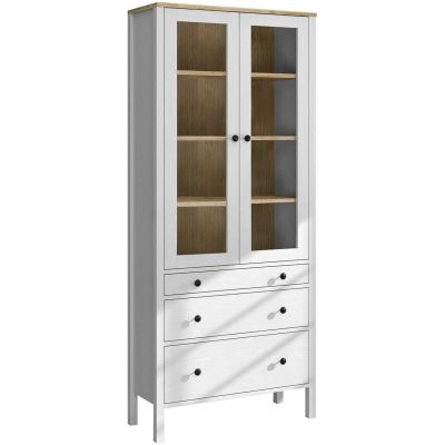 Meuble de rangement en aggloméré Frannie (Modèle 4 : 83 x 35 x 194 cm)