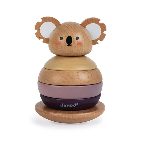 Bien pour le jardin:Jouet en bois empilable à motif koala Juratoys Culbuto - 13 cm