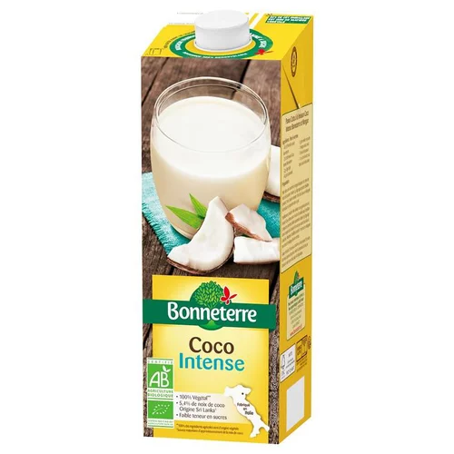 Parfait au jardin:Boisson Coco intense bio Bonneterre - 1 L