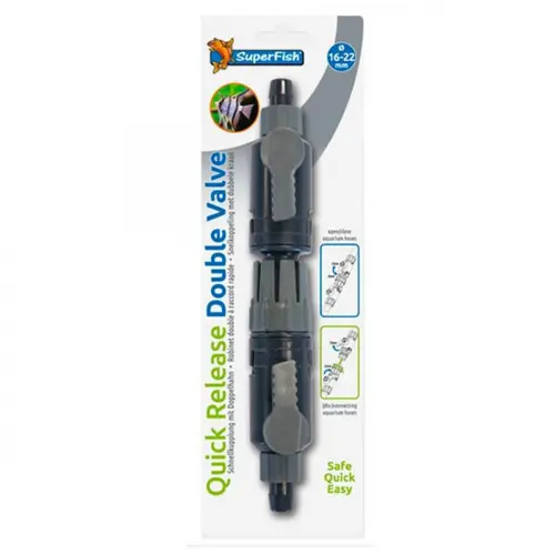 Mieux au jardin:Robinet double à raccord rapide 16/22 mm - SUPERFISH