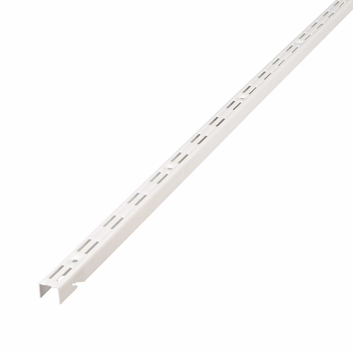 Crémaillère double perforation Poppit fixation facile 100 cm blanc Form – Réf. HVHYVTPSC8623046100