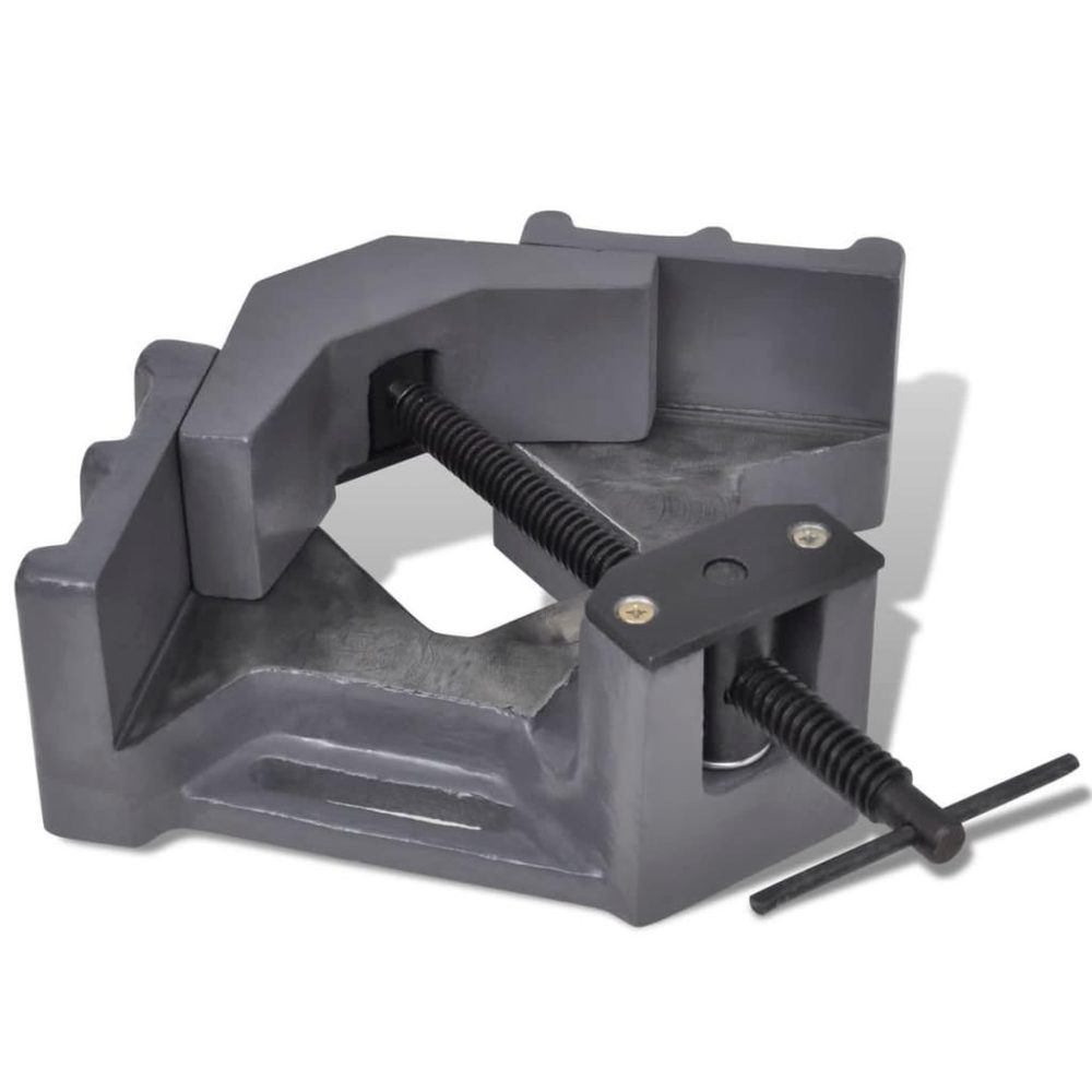 VIDAXL Etau d'angle de perceuse a pression manuelle 115 mm