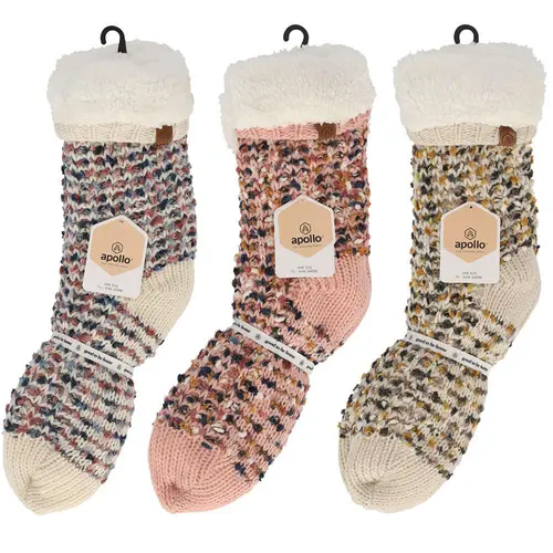 Pour mieux équiper vos extérieurs：Chaussettes avec fourrure pour femme Apollo - taille unique