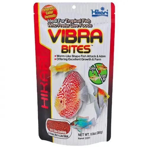 Le bon choix pour l’extérieur:Aliment pour poissons - 280g - HIKARI AQUARIUM Vibra Bites