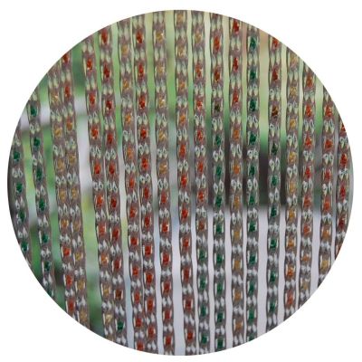 Rideau de porte en PVC Lazio multicolore (90 x 210 cm)