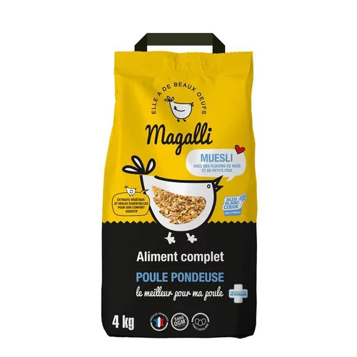 Bien utile au jardin：Aliment complet poule pondeuse Magalli 4 kg
