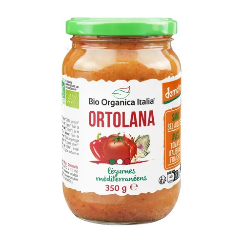 Jardin quotidien:Sauce bio légumes méditerranéens Bio Organica Otolana - 350 g