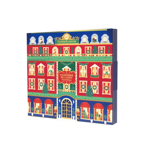 Esprit extérieur：Calendrier de l'avent 24 sachets de tisane bio Provence d'Antan - 32 x 29 cm