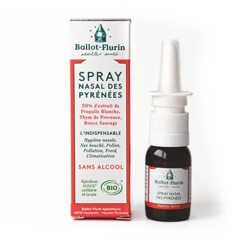 Qualité jardin：Spray nasal des Pyrénées Bio Ballot Flurin - 15 ml