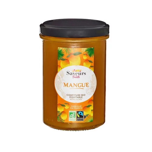 Pour mieux profiter de l’extérieur:Confiture mangue équitable bio Saveurs fruits - 230 g