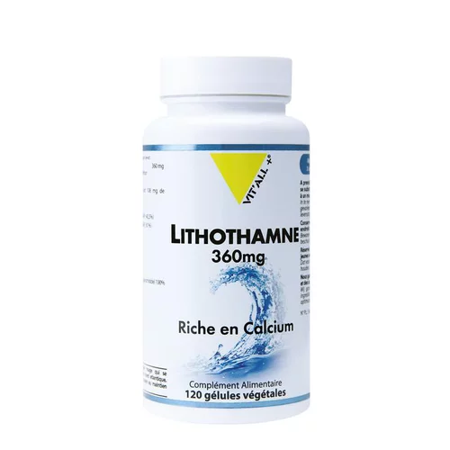 Pratique jardin：Lithothamne 360 mg vit’all + en format de 120 gélules