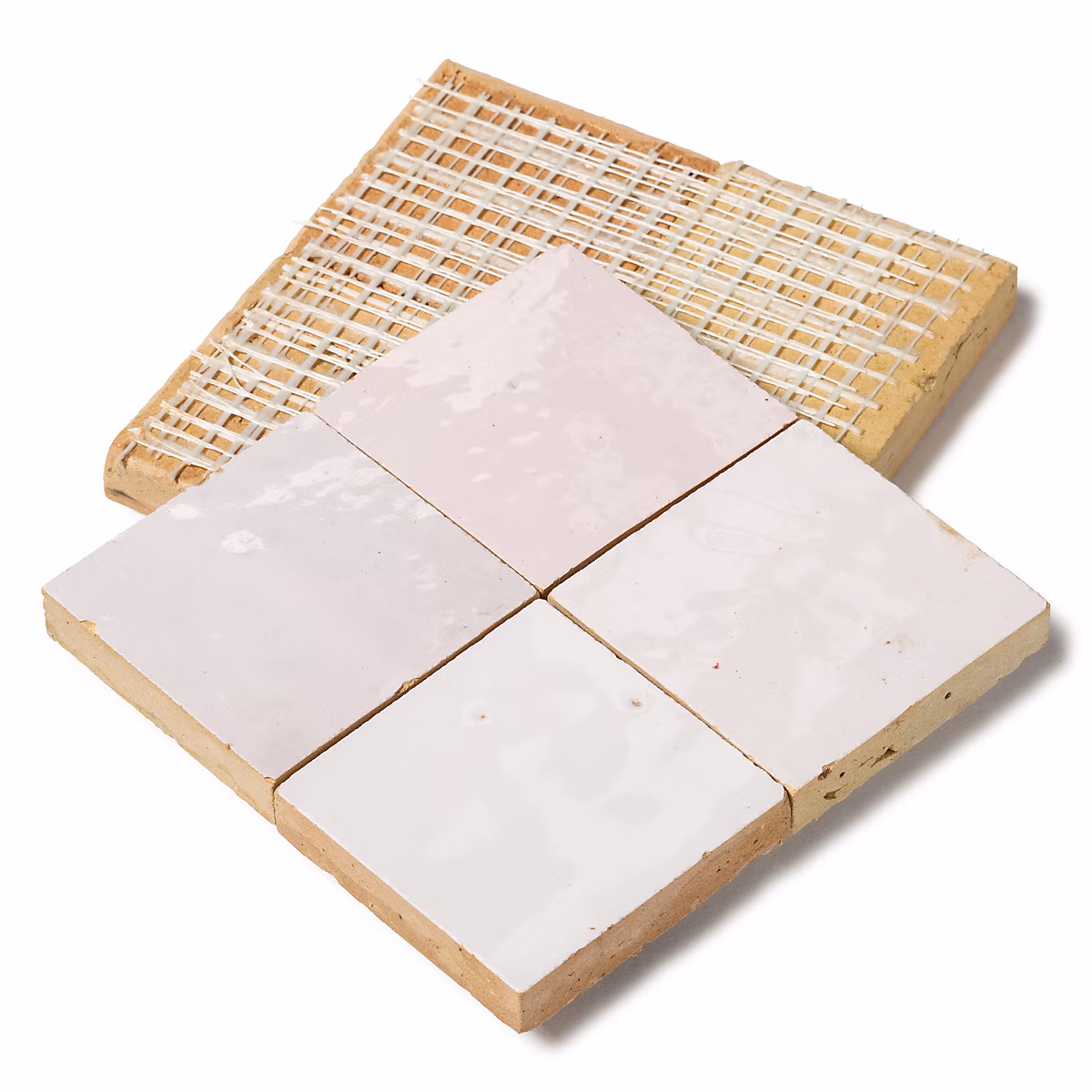 Echantillon couleur Zellige Rose Pale – RO'MA NATURE