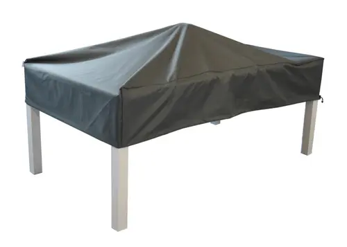 Pour personnaliser votre jardin:Housse de table coloris gris en polyester - 180 x 100 cm