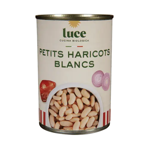 Les indispensables du jardin:Petits haricots blancs bio Luce - 400 g