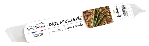 Vie extérieure:Pâte feuilletée prête à dérouler Natur'Avenir - 230 g