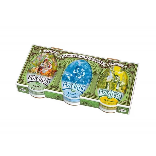 Jardin complet：Anis de Flavigny bio en fourreau pour boites 3 x 50 g