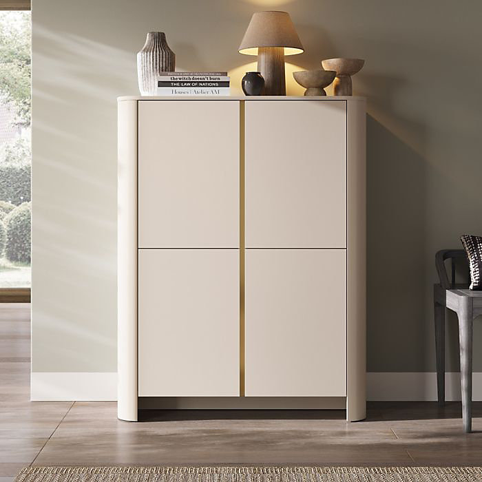 Buffet Komodee AMOS KOM1 Corps arrondi Cachemire Cachemire 39 × 103 × 132 cm