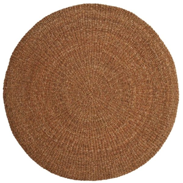Tapis rond en jonc de mer naturel Siz (Diamètre 180cm)