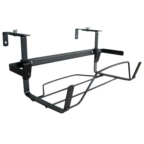 Espace vert utile:Support jardinière extensible en métal gris martelé 44 à 65 cm
