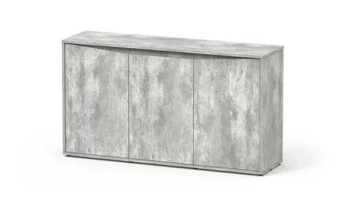 Jardin quotidien:Meuble pour aquarium en bois coloris béton Aquatlantis Slpendid 150 - 150 x 40 x 83 cm