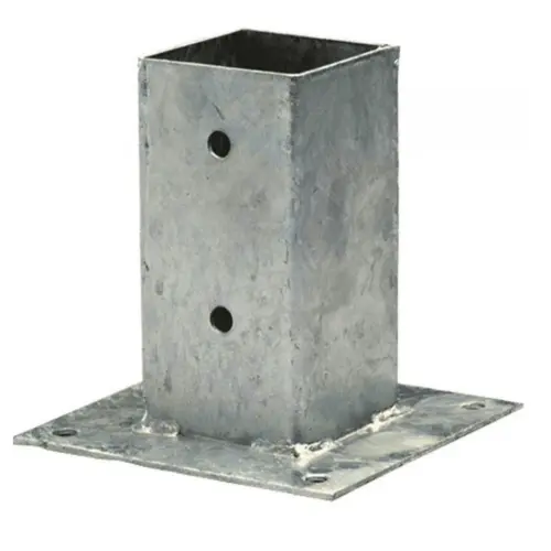 Essentiel pratique：Support Jardipolys à visser pour poteau de 7 x 7 cm