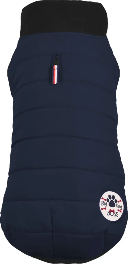 Jardin tendance：Manteau de pour chien molosse coloris bleu Bobby Costaud - 48L