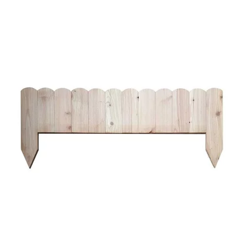 Utile au jardin:Bordure droite pleine en bois 120x30 cm