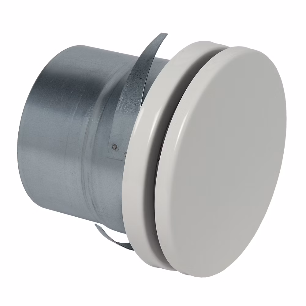 Bouche à noyau acoustique réglable de soufflage/reprise acier blanc SR 135 D100 – ALDES | 11052277