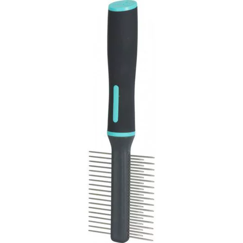 Sélection jardin:Peigne double pour chien coloris noir Zolux ANAH