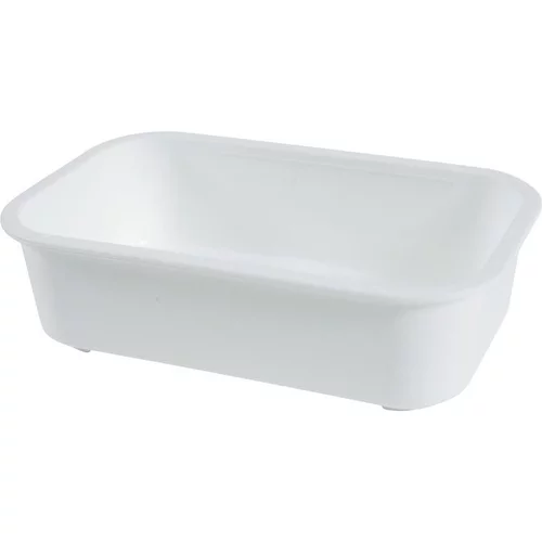 Pour un jardin accueillant:Baignoire intérieure pour les oiseaux coloris blanc en plastique Zolux - 4 x 8,5 x 14 cm