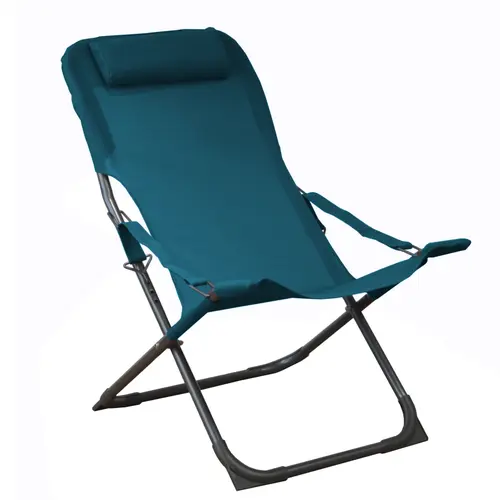 Une solution pour l’extérieur:Fauteuil relax bleue 127 x 61 x 28,5 cm