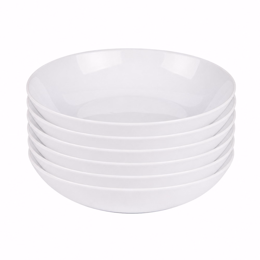 Assiette creuse 21 cm Alaska (lot de 6) – Réf. BXXFRSGWY3640769194