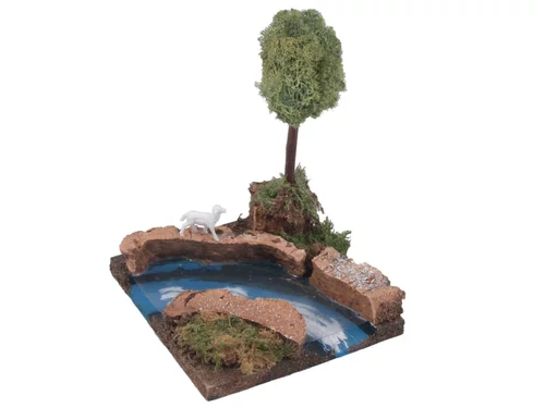 Sélection pour le jardin:Courbe de fleuve avec arbre – 14 cm