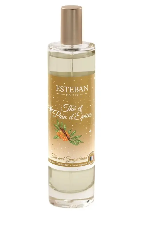 À avoir au jardin：Vaporisateur senteur thé et pain d’épice Noël 2025 Esteban - 75 ml