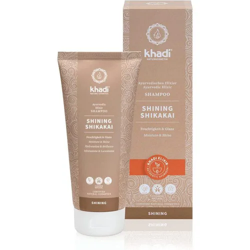 Confort pour le jardin：Shampooing Elixir ayurvédique Khadi Shining Shikakai - 200 ml