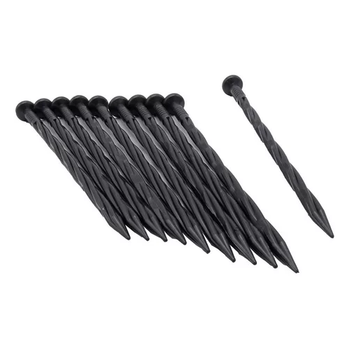 Pour les espaces verts:Ancres pour bordure de gazon en rouleau Outside Living x 10 - H 20 cm